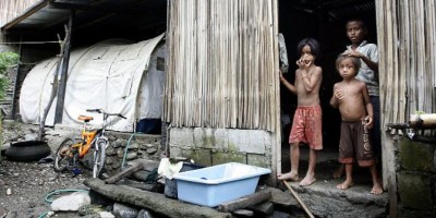 Kampung miskin di Myanmar