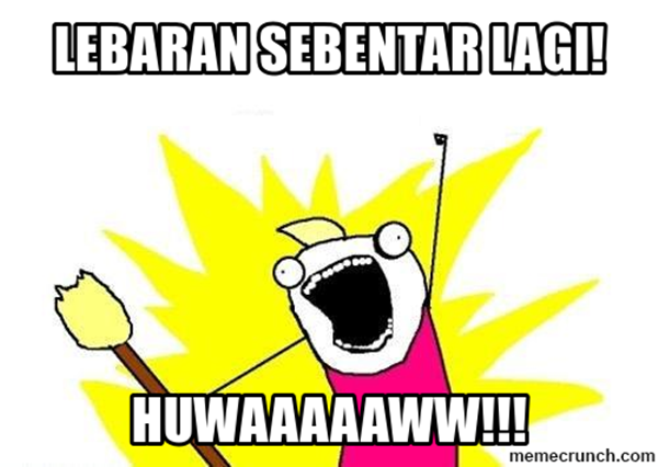 Lebaran sebentar lagi