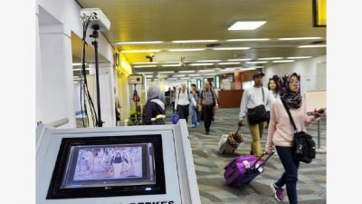 Pemindai suhu tubuh di beberapa Bandara. (kompas.com)