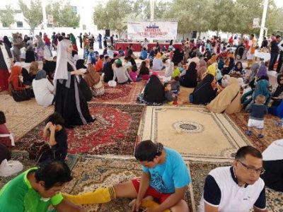Masyarakat Indonesia di Qatar silaturahim sembari pesta olahraga dan seni. 