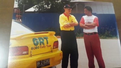 Ricardo ketika berlaga bersama Goro Rally Team. (arl) 