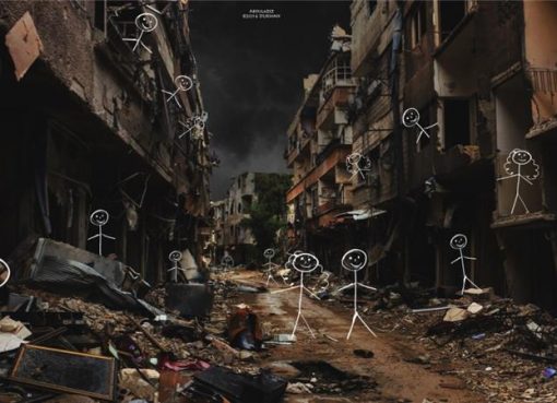 Kondisi Suriah karya Abdulazez Dukhan. (Al Jazeera)