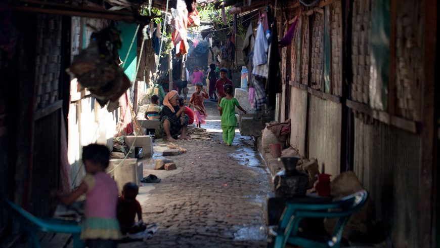 Kondisi kamp penampungan darurat di Cox Bazar, Leda, di bagian timur Bangladesh, dekat perbatasan dengan Myanmar.(Foto: Al Jazeera)
