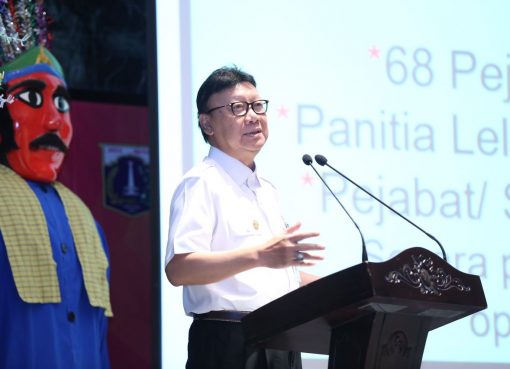 Mendagri Tjahjo Kumolo membuka acara Musyawarah Perencanaan Pembangunan (Musrenbang) Provinsi DKI Jakarta, Rabu (29/3), di Balaikota Jakarta. (foto: kemendagri.go.id)