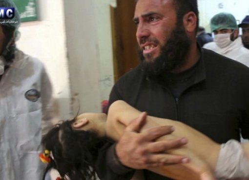 Korban senjata kimia tentatara pemerintahan Suriah. (Foto:AP/Al Jazeera