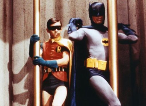 Adam West dan Burt Ward sebagai Batman dan Robin di serial TV 1960.(Foto: Fox /Greenway/Ko/REX / Shutterstock/BBC News)
