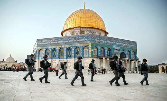 Masjid Al-Aqsa. (Foto AFP/Arab News)