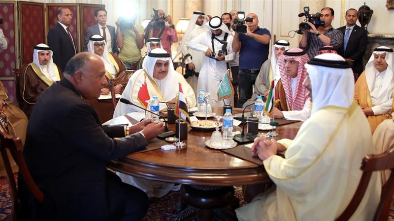 Kelompok empat negara Teluk yang dipimpin Saudi menyalahkan Qatar atas penolakan mereka terhadap 13 tuntutn mereka. Hal itu dikatakan merusak keamanan dan stabilitas di kawasan Teluk. (Foto: EPA/Arab News)