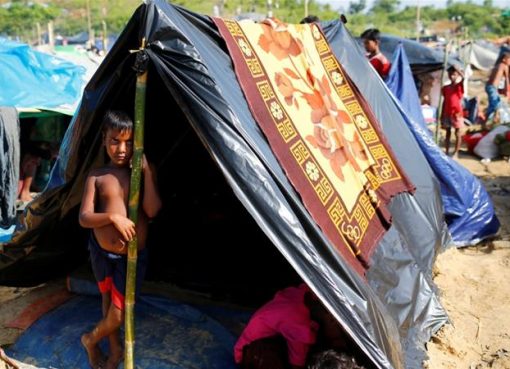 Seeorang anak Rohingya di tempat penampungan.(Foto: REuters/Al Jazeera)