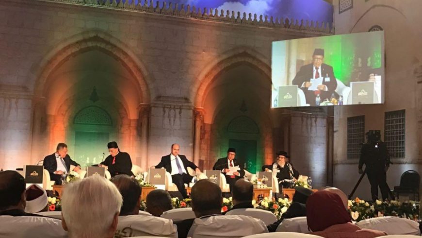 Menag Lukman jadi Pembicara Kunci pada Konferensi Internasional di Mesir. (Foto: Website Kemenag)