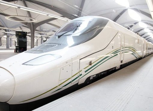 Kereta api cepat Makkah - Madinah diujicobakan. (Foto: SPA/Arab News)