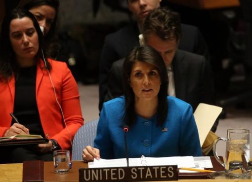 Nikki Haley, Duta Besar AS untuk Persatuan Bangsa Bangsa (PBB). (Foto: Anadolo/Al Jazeera)