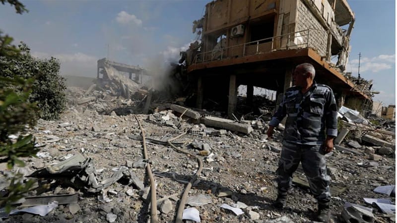 Wilayah yang hancur di Suriah akibat perang. (Foto: Dokumentasi Al Jazeera)