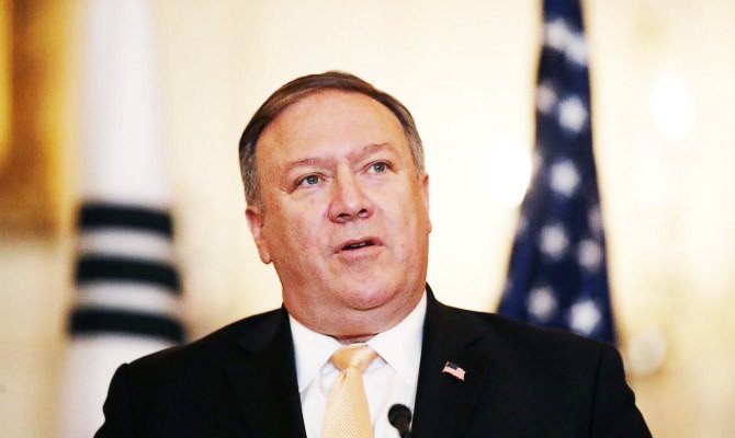 Menteri Luar Negeri AS, Mike Pompeo. (Foto:AP/Arab News)