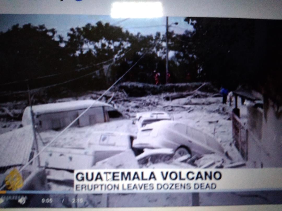 Gunung Api Fuego, di Guatemala. (Foto: All Jazeera)