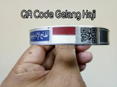 Gelang jemaah haji Indonesia kini dilengkapi QR Code. (Foto: Kemenag/PHU)