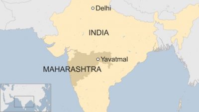 Distrik Yavatmal, salah satu wilayah hidupnya harimah di India. (Foto: BBC News)
