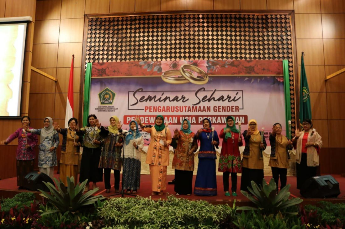 Seminar Sehari dengan Tema "Pendewasaan Usia Perkawinan." (Foto: kemenag.go.id)