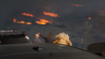 Kabakaran hutan di California. (Foto: Getty Images/BBC News)