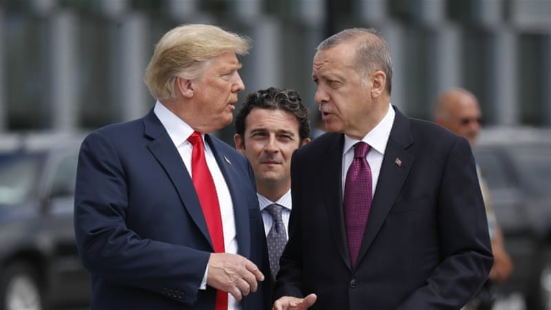 Donald Trump dan Erdogan. (Foto: Dokumentasi AP/Al Jazeera)