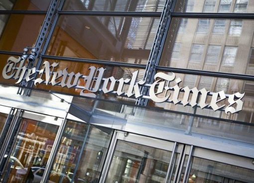 The New York Times meminta maaf di Twitter atas "kesalahan penilaian" penerbitan kartun anti bangsa Yahudi. (Foto: AFP/Arab News))