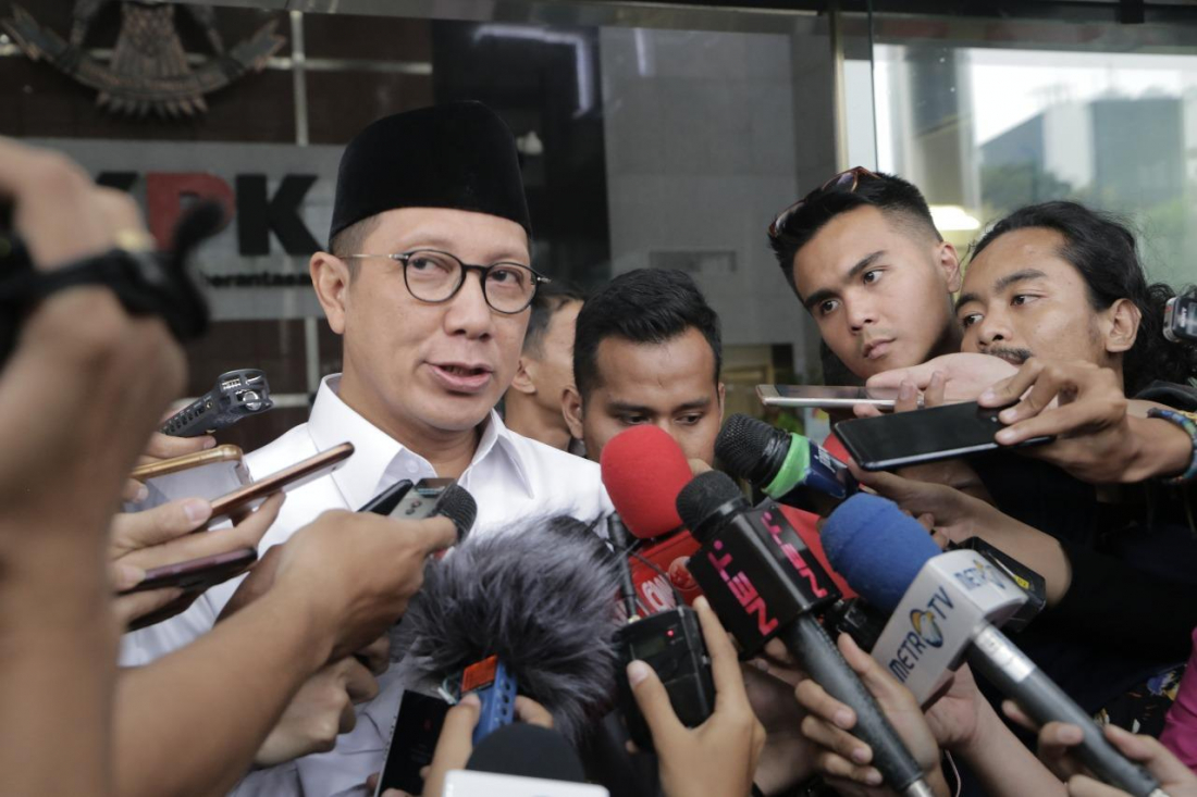 Menag Lukman Hakim Saifuddin memberikan keterangan dalam ssuatu kesempatan. (Foto: Dokumentasi https://kemenag.go.id)