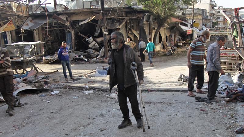 Pasukan Suriah yang didukung sekutunya Rusia telah mengintensifkan serangan bom di Idlib dan provinsi-provinsi tetangga. (Foto: AFP/Al Jazeera)