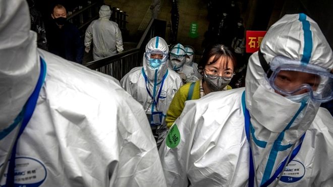 China dalam konndisi virus corona.(Foto: EPA/BBC News)