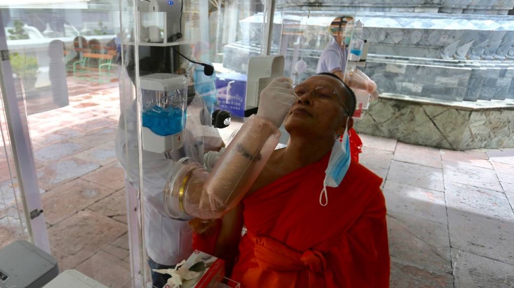 Thailand memiliki 3.081 jumlah total infeksi dengan 57 kematian sejak Januari. (Foto: AP/Al Jazeera)