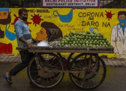 India saat ini memiliki jumlah kasus virus corona tertinggi ketiga di dunia. (Foto: Getty Images/BBC News)