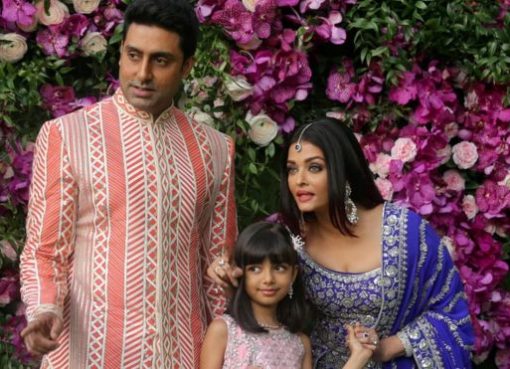 Abhishek Bachchan, Aishwarya Rai Bachchan, dan Aaradhya, keluarga artis India, semuanya dinyatakan positif awal pekan ini.(Foto Reuters/BBC News)