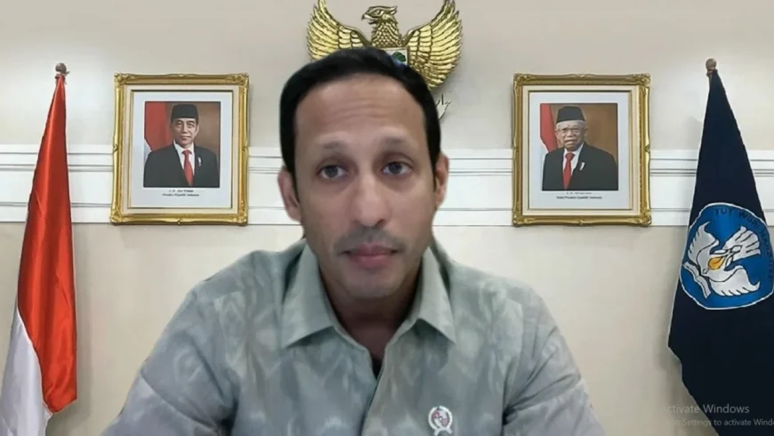 Menteri Pendidikan, Kebudayaan, Riset, dan Teknologi, Nadiem Anwar Makarim.