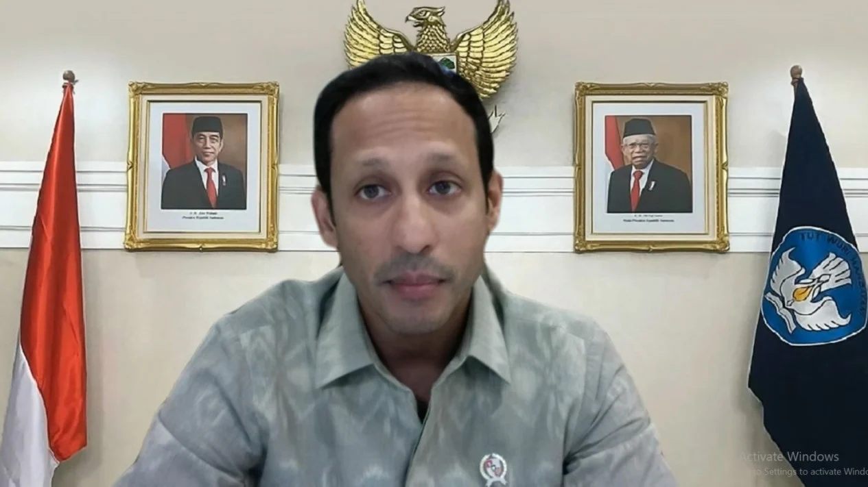 Menteri Pendidikan, Kebudayaan, Riset, dan Teknologi, Nadiem Anwar Makarim.