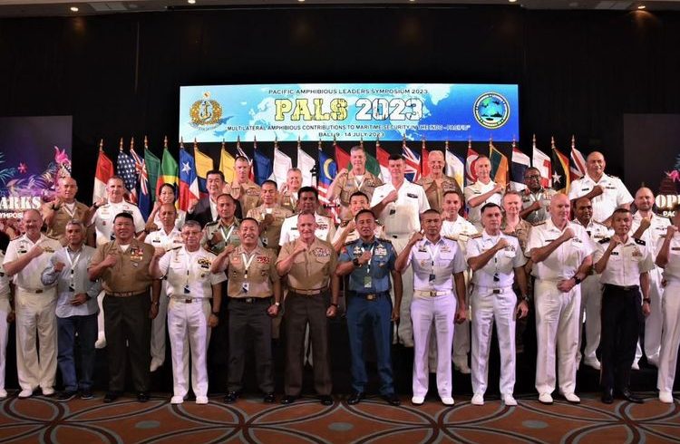 Korps Marinir TNI Angkatan Laut (AL) akan menampilkan demo rubber dock operation (RDO) dalam acara Pacific Amphibious Leaders Symposium (PALS) 2023 di Nusa Dua, Badung, Bali.