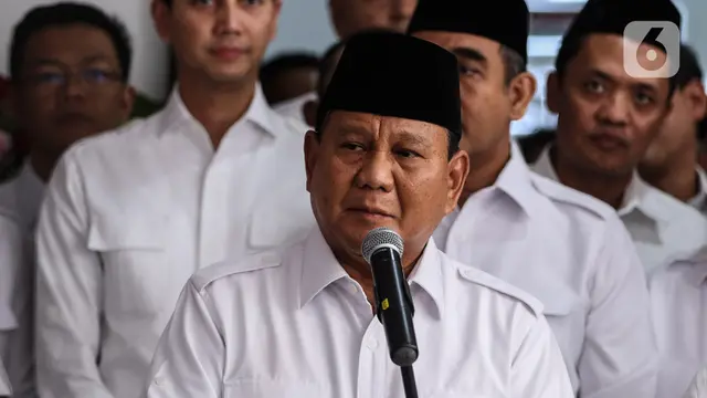 Menteri Pertahanan Prabowo Subianto .