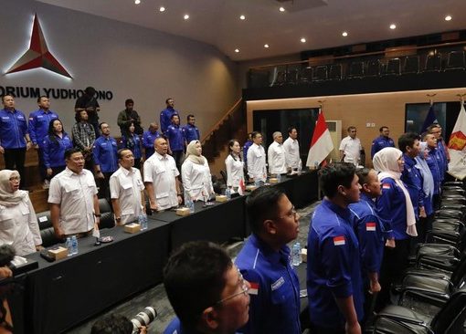 Partai Gerindra bertamu ke markas Partai Demokrat, Kamis (20/7).