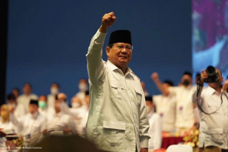 Menhan Prabowo Subianto.