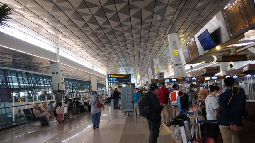 Suasana Bandara Soekarno-Hatta, Tangerang