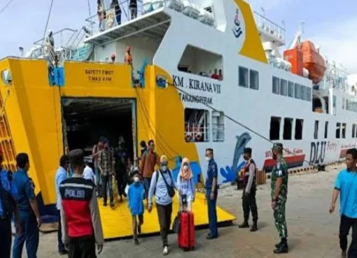 Pelabuhan Lembar Lombok Barat, NTB.