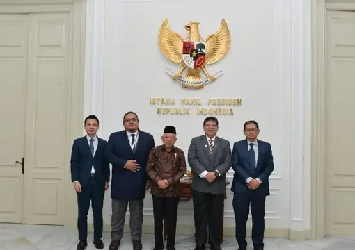 Wapres Ma'ruf Amin menerima kunjungan Parlemen Malaysia di Jakarta.