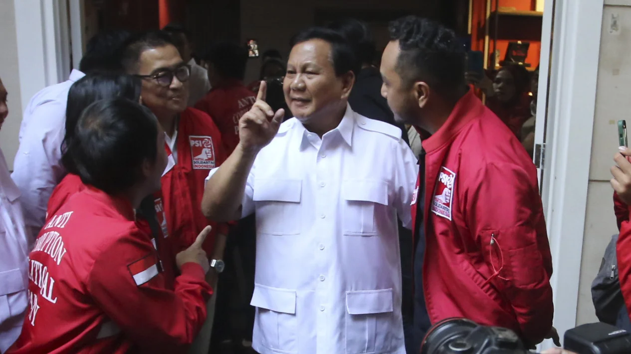 Pertemuan Ketum Gerindra Prabowo Subianto dan PSI.