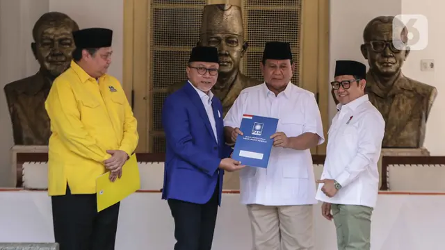 Ketum Golkar, Ketum PAN, Ketum Gerindra dan Ketum PKB.
