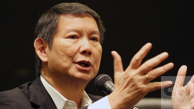 Wakil Ketua Dewan Pembina Partai Gerindra Hashim Djojohadikusum membeberkan daftar kandidat cawapres pendamping Prabowo Subianto di Pilpres 2024.