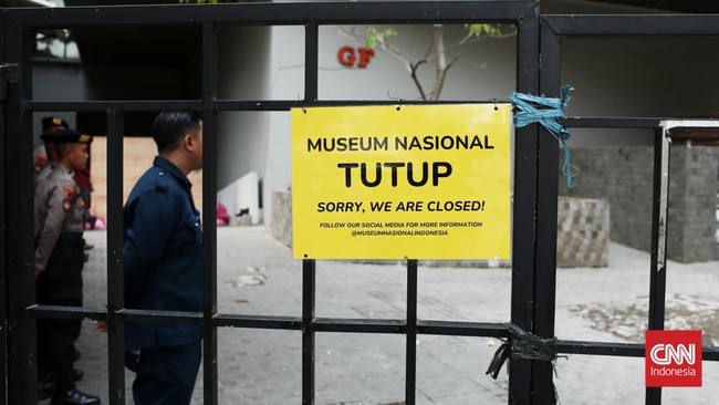 Museum Nasional bakal ditutup setahun ke depan pascakebakaran.