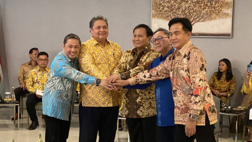 Pertemuan Koalisi Indonesia Maju Jelang Pilpres 2024.