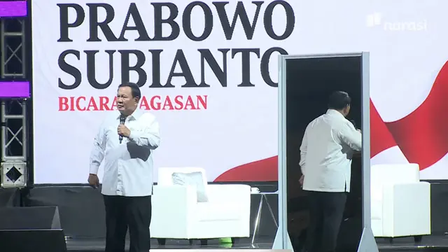 Prabowo Subianto di acara 'Mata Najwa On Stage:
