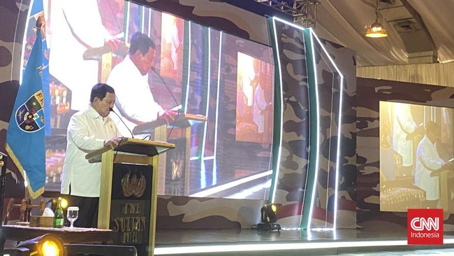 Di acara HUT FKPPI, Selasa (12/9), Prabowo Subianto berseloroh jika anak purnawirawan TNI-Polri tidak mendukung dirinya merupakan suatu hal yang keterlaluan.