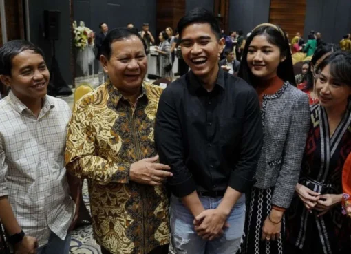 Prabowo ketemu Kaesang.