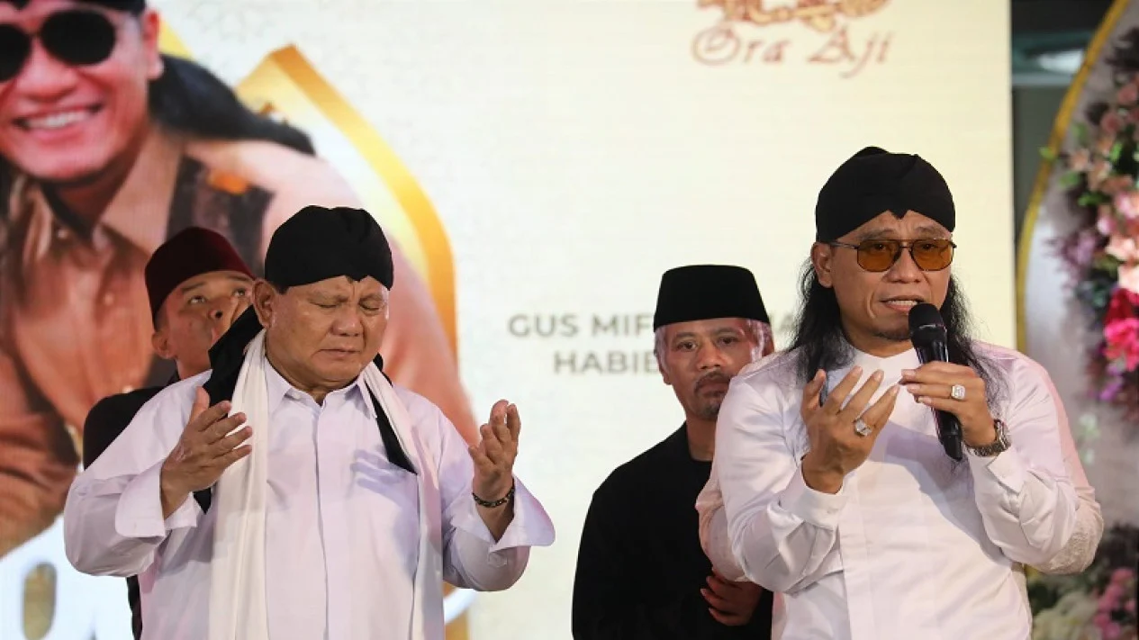 Gus Miftah bersama Prabowo Subianto.