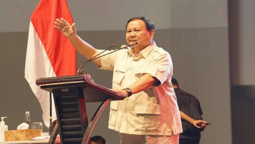 Bacapres Prabowo Subianto.